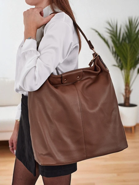 Torebka damska shopper z eko skóry Velinda Score