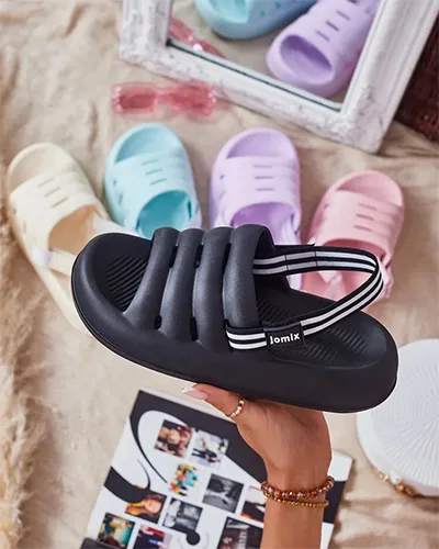 Royalfashion Damskie klapki gumowe Sportin