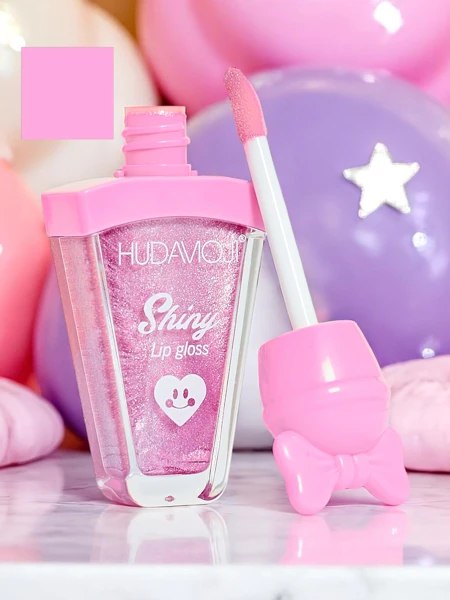 Błyszczyk do ust z brokatem kolor Pink