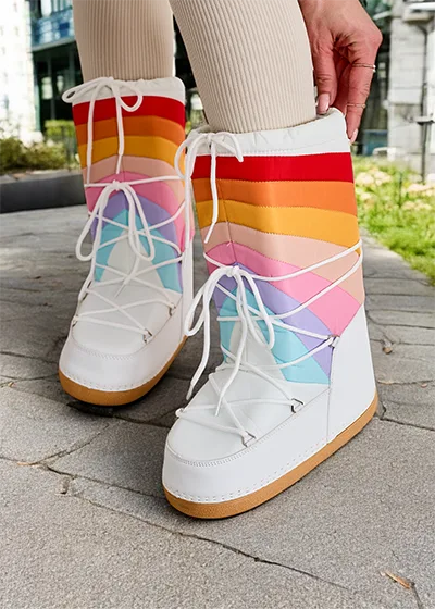 Royalfashion Buty damskie a'la śniegowce Tencce