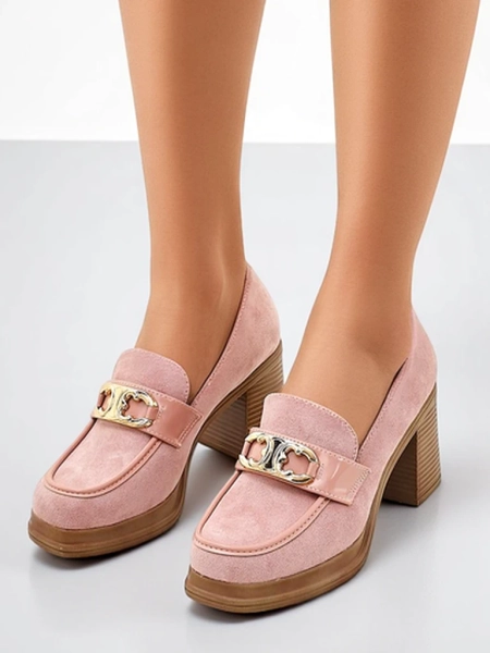 Royalfashion Mokasyny damskie na słupku Qeroy