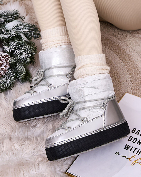 Royalfashion Śniegowce damskie sznurowane Yevnoie