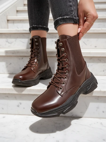 Royalfashion Damskie botki typu workery Ronoppa