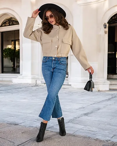 Жіноча куртка-бомбер Royalfashion