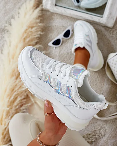 Royalfashion Sportowe sneakersy damskie na platformie Amtres