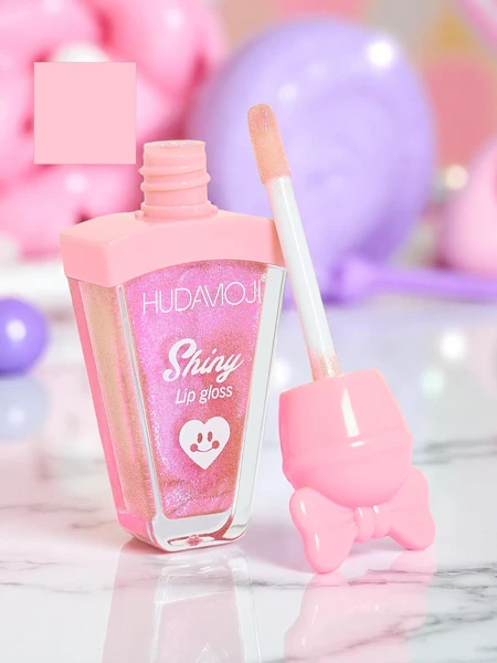 Błyszczyk do ust z brokatem kolor Light Pink