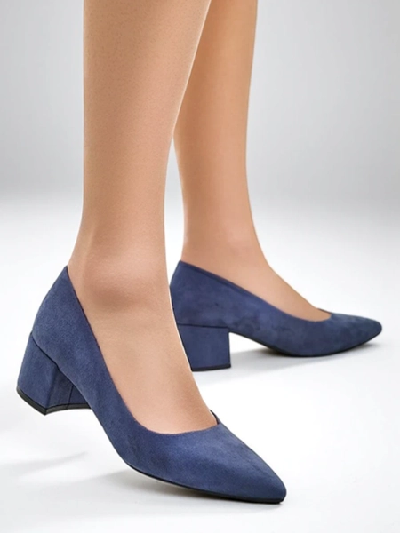 Royalfashion Damskie czółenka na niskim obcasie Bosanna