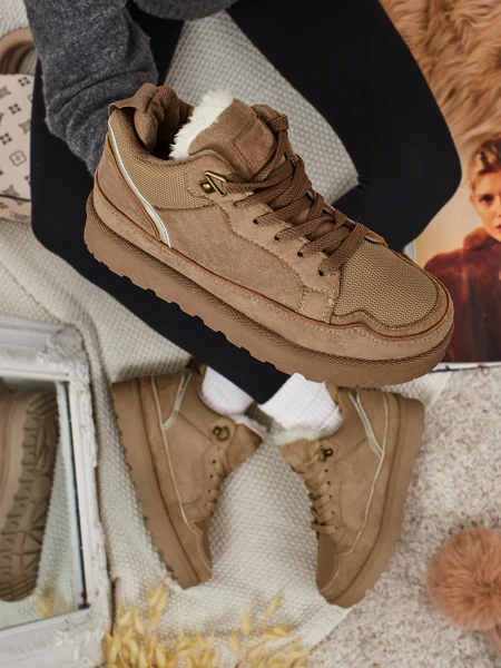 Sneakersy damskie z ociepleniem Faylo