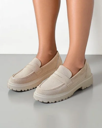 Royalfashion Damskie mokasyny eko zamszowe Dunes