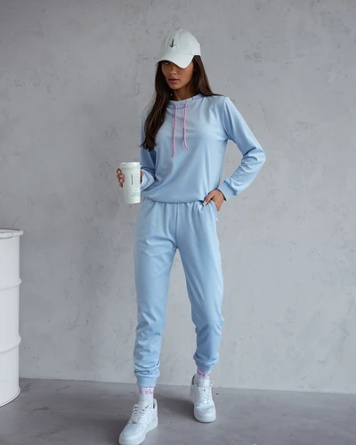 Royalfashion Damski komplet dresowy a'la welur