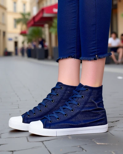 Royalfashion Wysokie trampki damskie Hirria