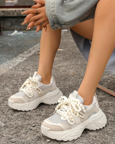 Royalfashion Sportowe sneakersy damskie na grubszej podeszwie Onesse