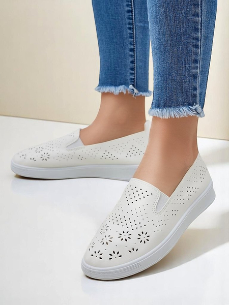 Royalfashion Ażurowe damskie półbuty slip on Mayla