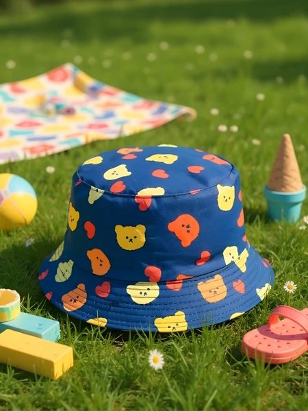 Royalfashion Dziecięcy Kapelusz typu Bucket Color Splash Bucket