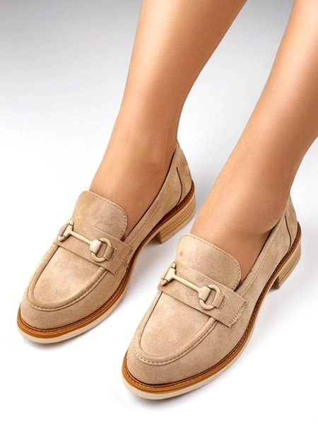 Royalfashion Damskie mokasyny eko zamszowe Etolie