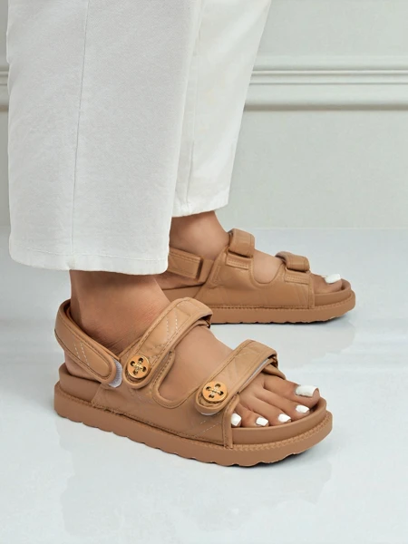 Royalfashion Damskie sandały na grubszej podeszwie Vivere