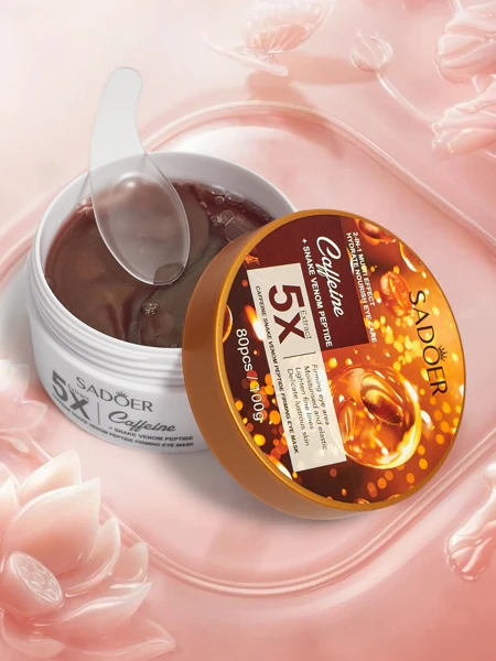 Żelowe Płatki pod Oczy z kofeiną- redukują oznaki zmęczenia