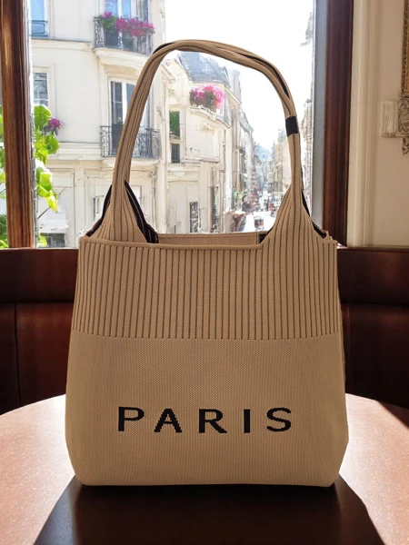 Royalfashion Torebka damska materiałowa Paris Style Life