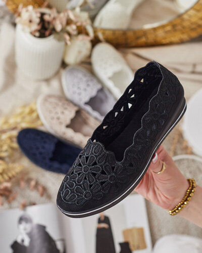 Royalfashion Półbuty damskie na niskim koturnie Dellio