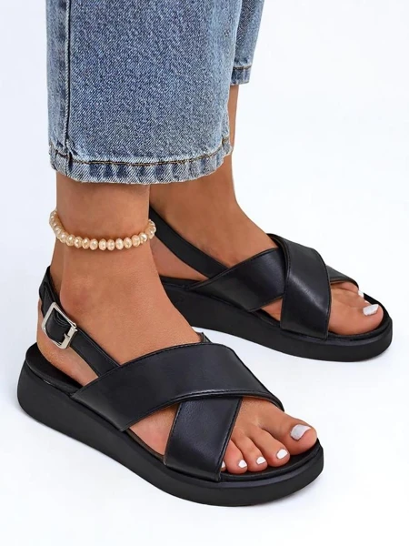 Royalfashion Damskie sandały na grubszej podeszwie Riva Star