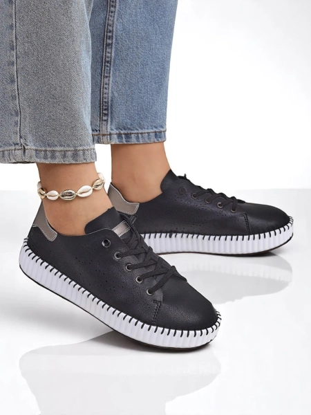 Royalfashion Damskie sneakersy ażurowe Luna Lace