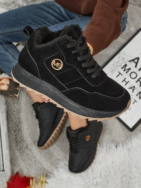 Nero Eleganza Ciepłe Sportowe Obuwie Damskie