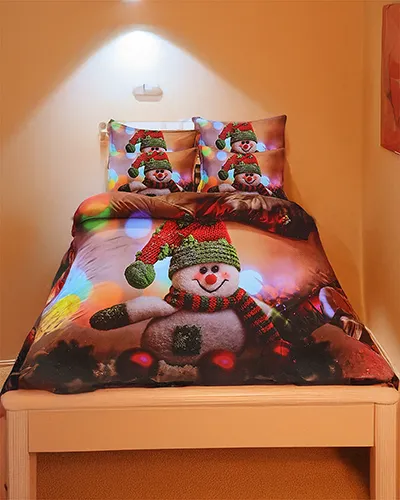 Royalfashion Різдвяний комплект постільної білизни 160x200 повний 3-ЧАСТИНИ