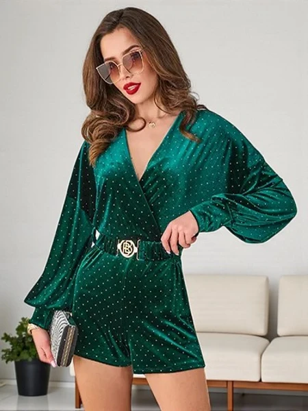 Royalfashion Kombinezon damski z cyrkoniami