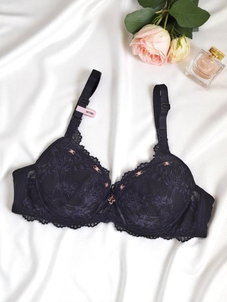 Royalfashion Жіночий м’який бюстгальтер із мереживом Delicate Grace
