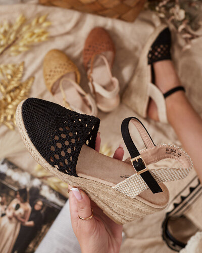 Royalfashion Damskie espadryle na koturnie Sintoles