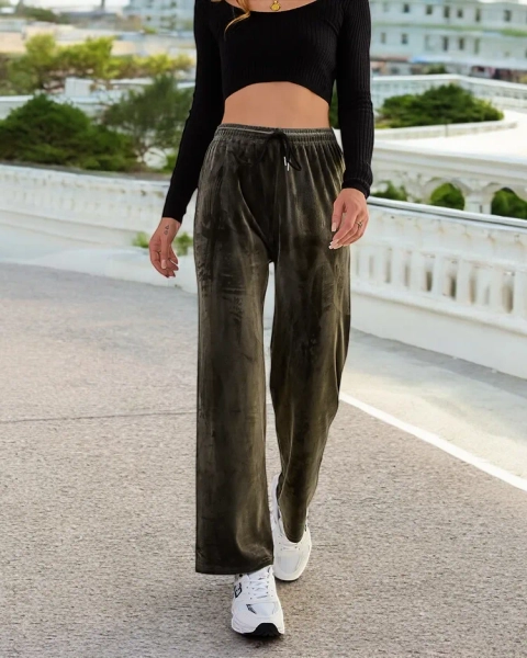 Royalfashion Dresy damskie a'la welurowe