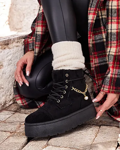 Жіночі черевики Woruces на шнурівці Royalfashion