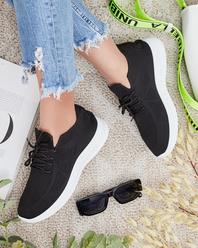 Royalfashion Damskie materiałowe buty sportowe Vobullo