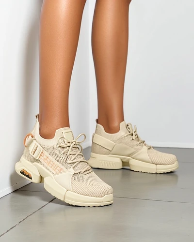 Royalfashion Damskie materiałowe buty sportowe Selaffa