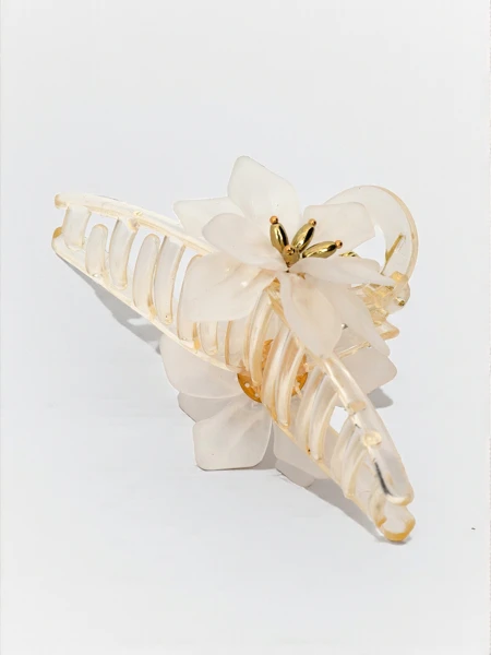 Royalfashion Klips do włosów z kwiatem