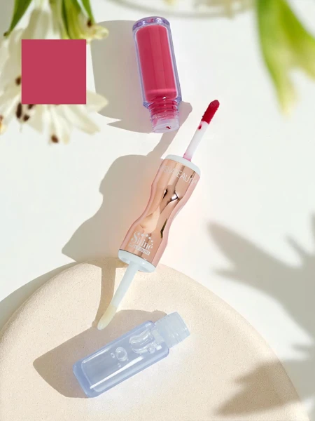 Pomadka do ust i bezbarwny błyszczyk 2w1 Ruby New