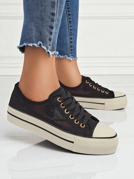 Royalfashion Damskie ażurowe trampki Rebbse