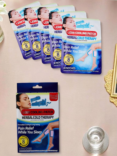 Plastry chłodzące na nogi na lepszy sen 8H (6 szt.)