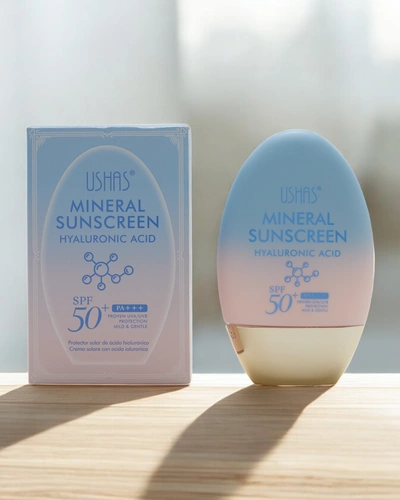Ushah Krem przeciwsłoneczny z kwasem hialuronowym 50 SPF 60g
