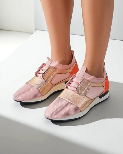 Royalfashion Sportowe sneakersy damskie tkaninowe Gentlesi