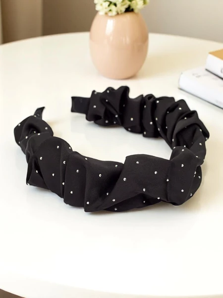 Royalfashion Opaska do włosów satynowa Bianca