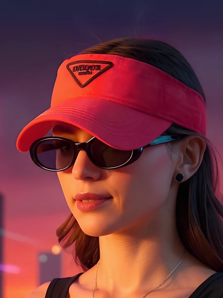 Royalfashion Daszek Przeciwsłoneczny Neon Glow