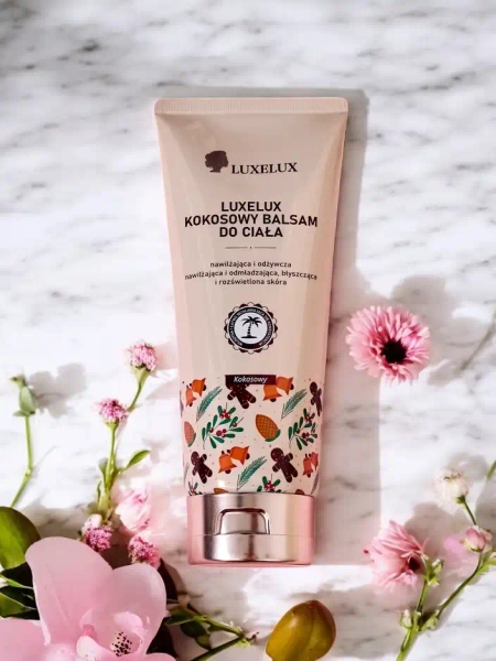 Luxelux Świąteczny balsam do ciała o zapachu kokosowym 300 ml