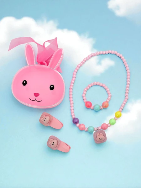 Zestaw biżuterii dla dzieci Bambina Dolce Pink