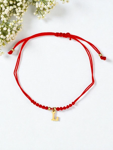 Bransoletka damska z literką "L" Luna Spark