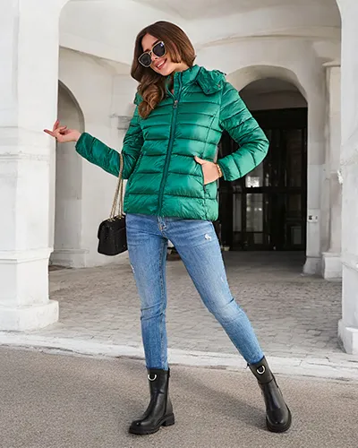 Royalfashion Жіноча стьобана зимова куртка