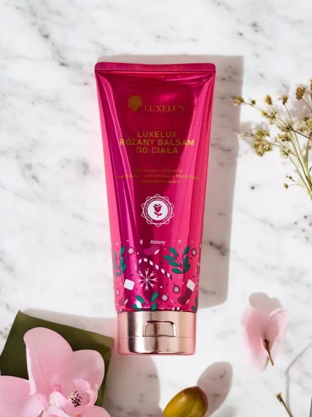 Luxelux Balsam do ciała o zapachu różanym 300 ml