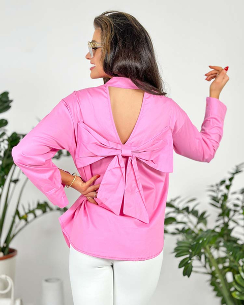 Royalfashion Koszula damska z kokardą