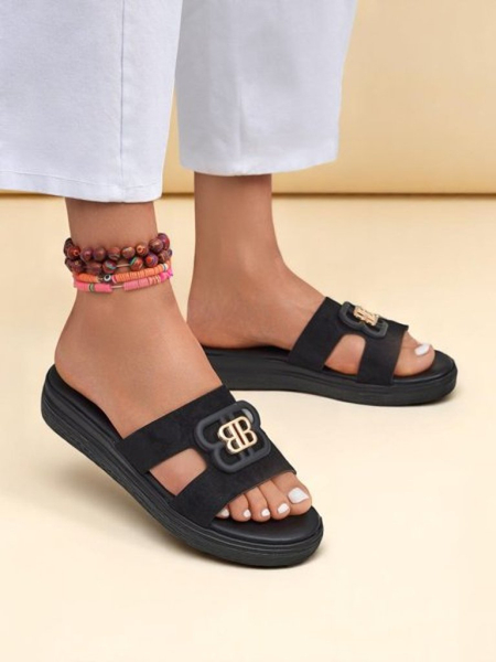 Royalfashion Damskie klapki na płaskiej podeszwie ChicStep