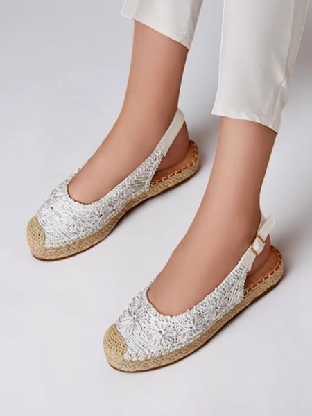 Royalfashion Damskie espadryle z ozdobnym haftem Lici
